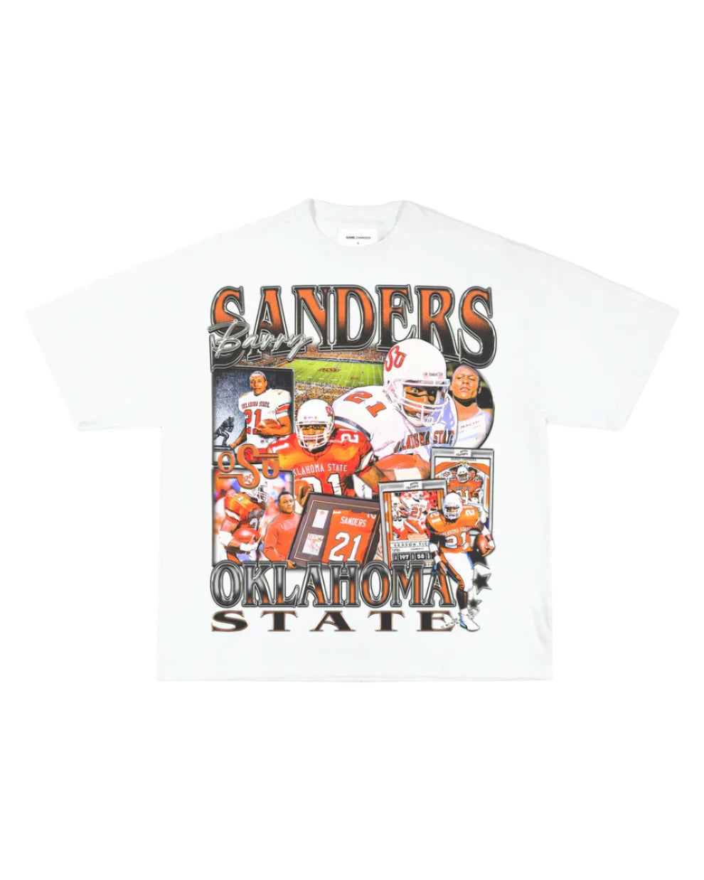 barry saanders white tee