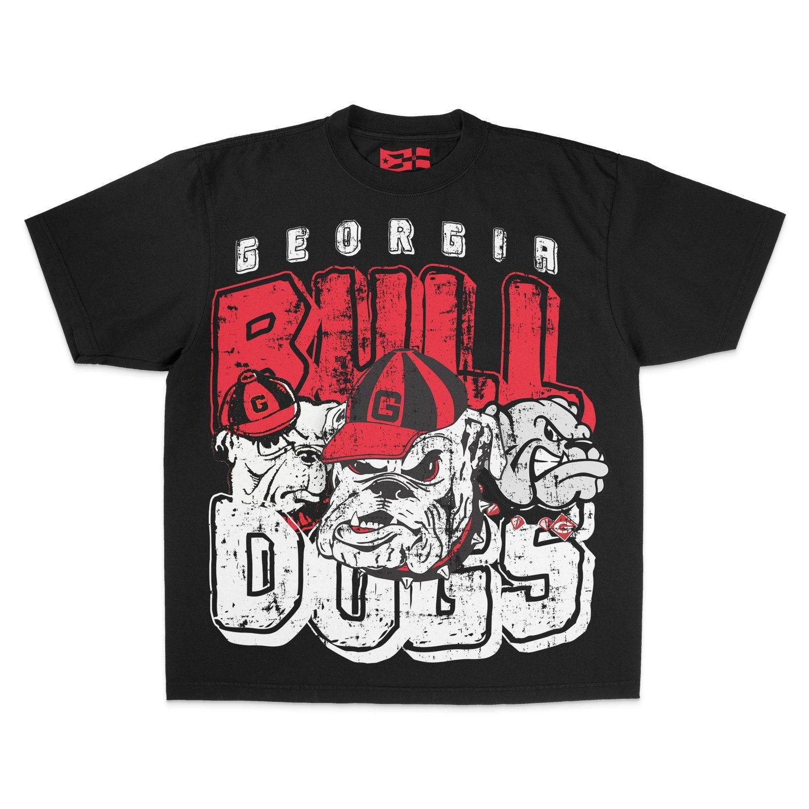 Georgia Bulldogs Heavyweight Tee - VOTYAirline.BR