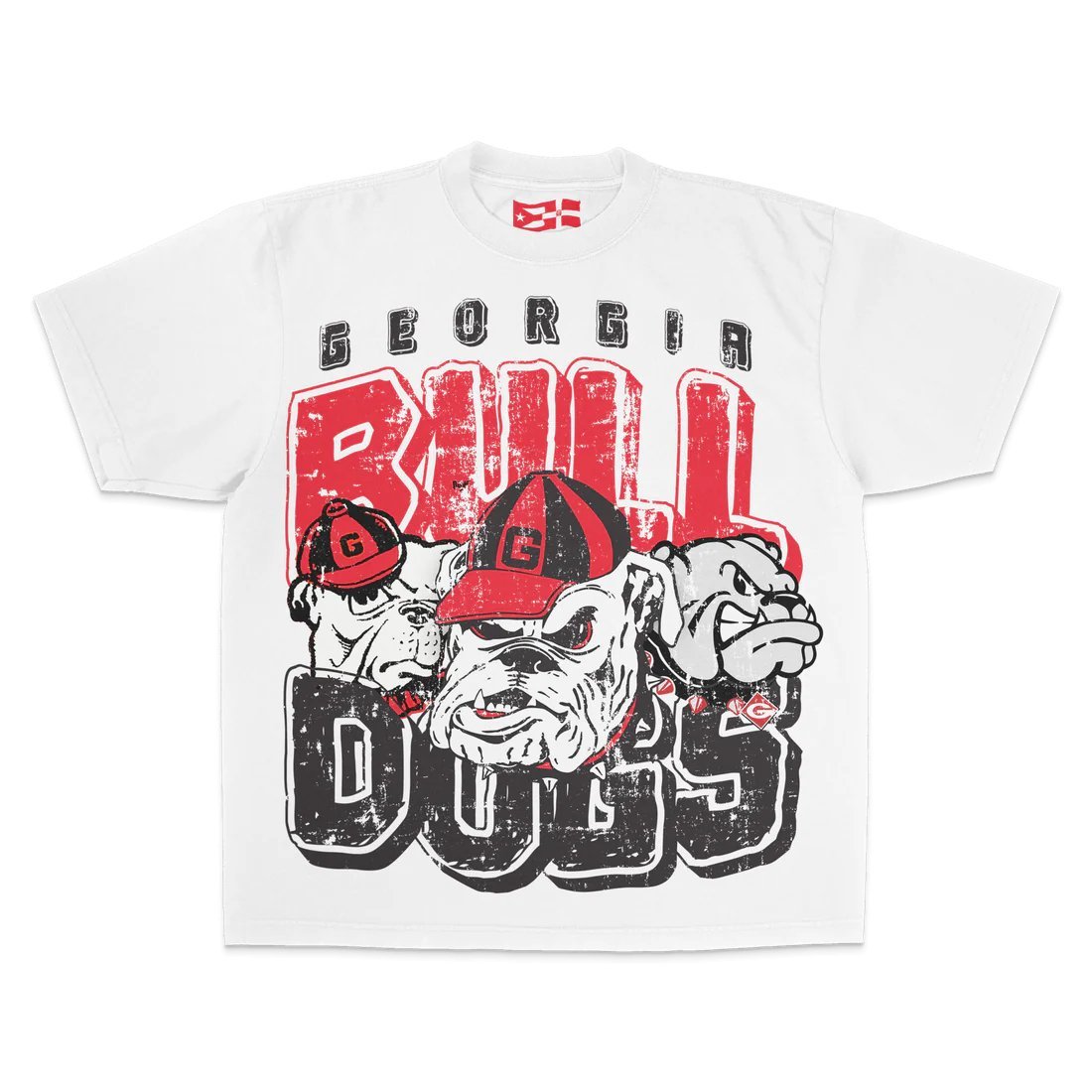 Georgia Bulldogs Heavyweight Tee - VOTYAirline.BR