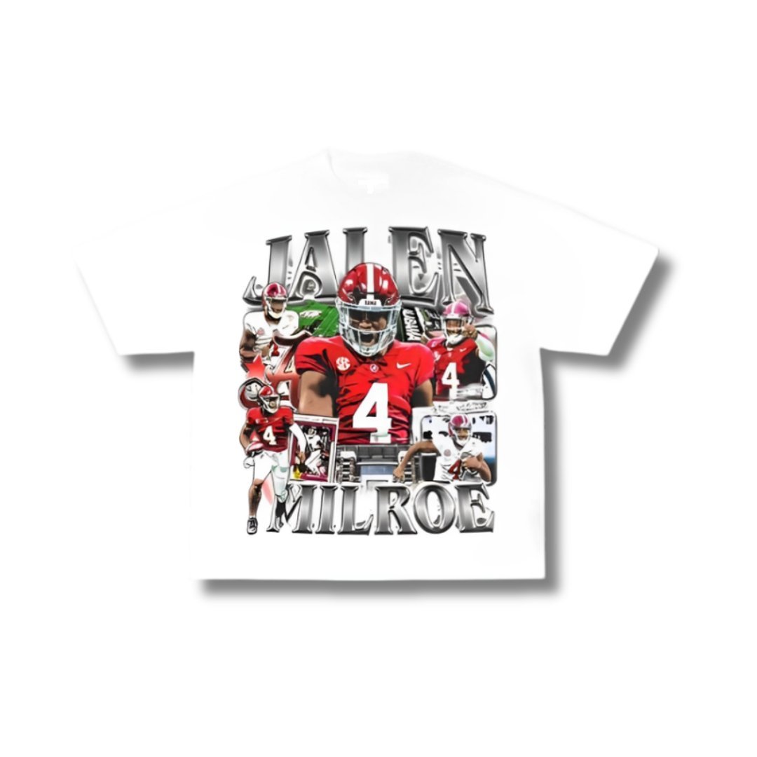 Jalen Milroe Heavyweight Tee - VOTYAirline.BR