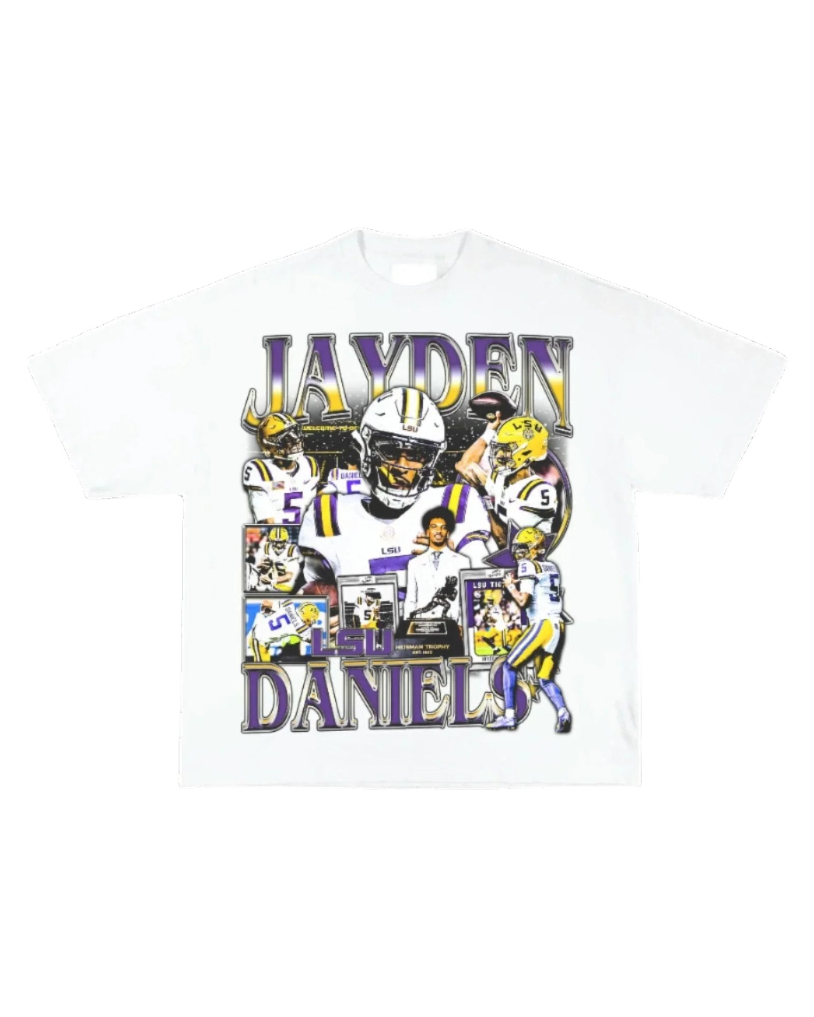 Jayden Daniels Heavyweight Tee - VOTYAirline.BR