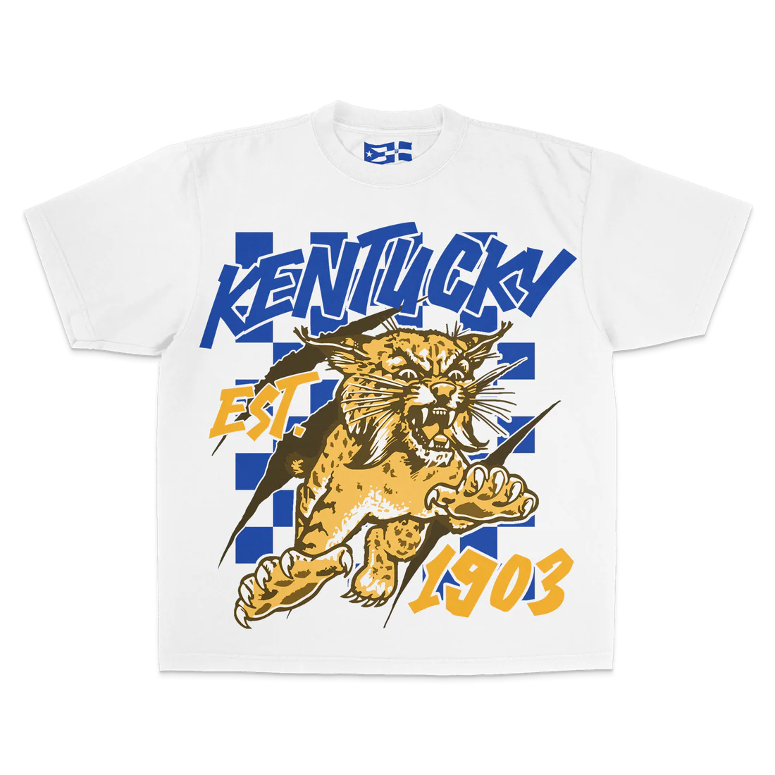 kentucky white big tee