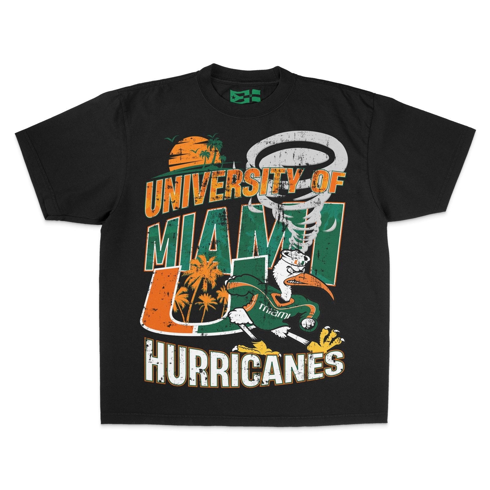 Miami Hurricane Heavyweight Tee - VOTYAirline.BR