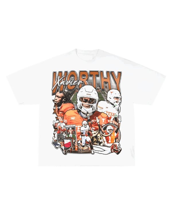 Xavier Worthy Heavyweight Tee - VOTYAirline.BR