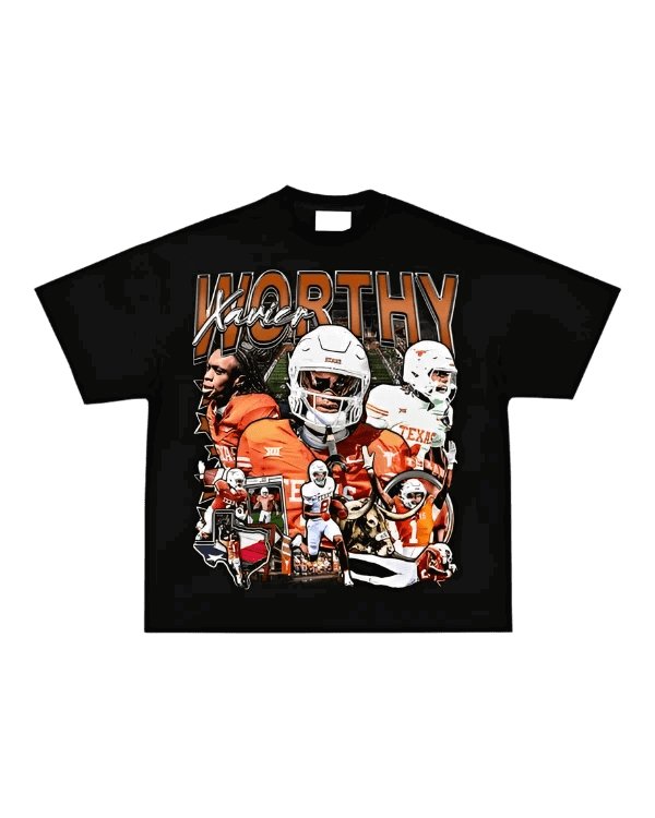 Xavier Worthy Heavyweight Tee - VOTYAirline.BR